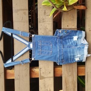 Blue jean romper